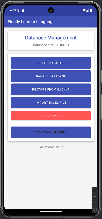 Learning Screen